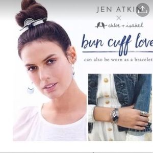 Jen Atkin Sunburst Tassel Top Knot or Bun Cuff